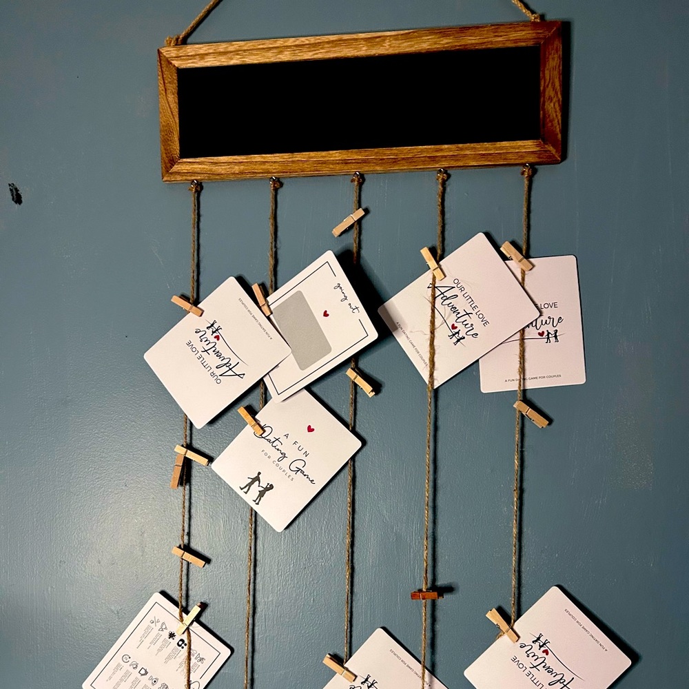 Craft picture frame and chalkboard